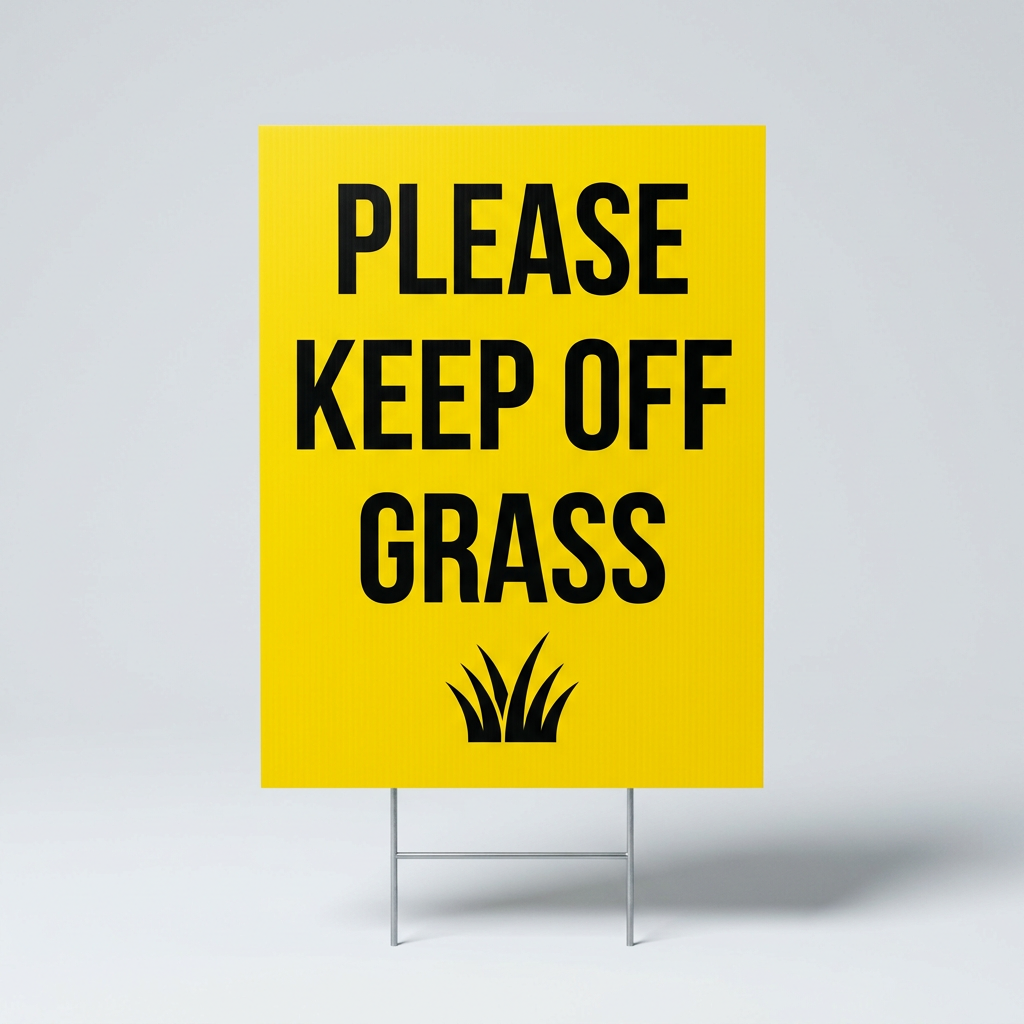 18"X24" Custom Coroplast Signs
